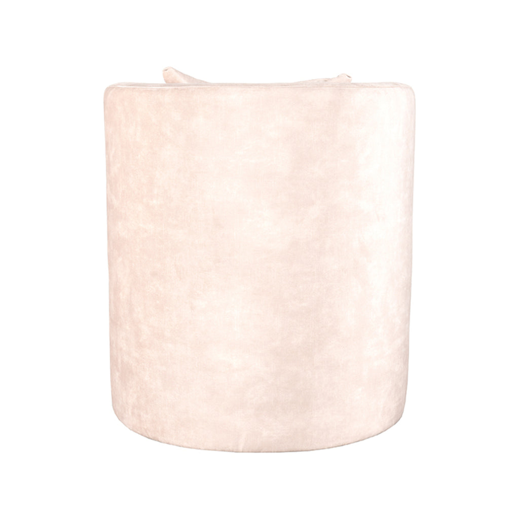 Fauteuil Evy - Naturel - Fluweel