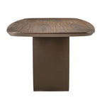 Eettafel Windsor notenhout 230 messing onderstel