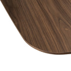 Eettafel Windsor notenhout 230 messing onderstel