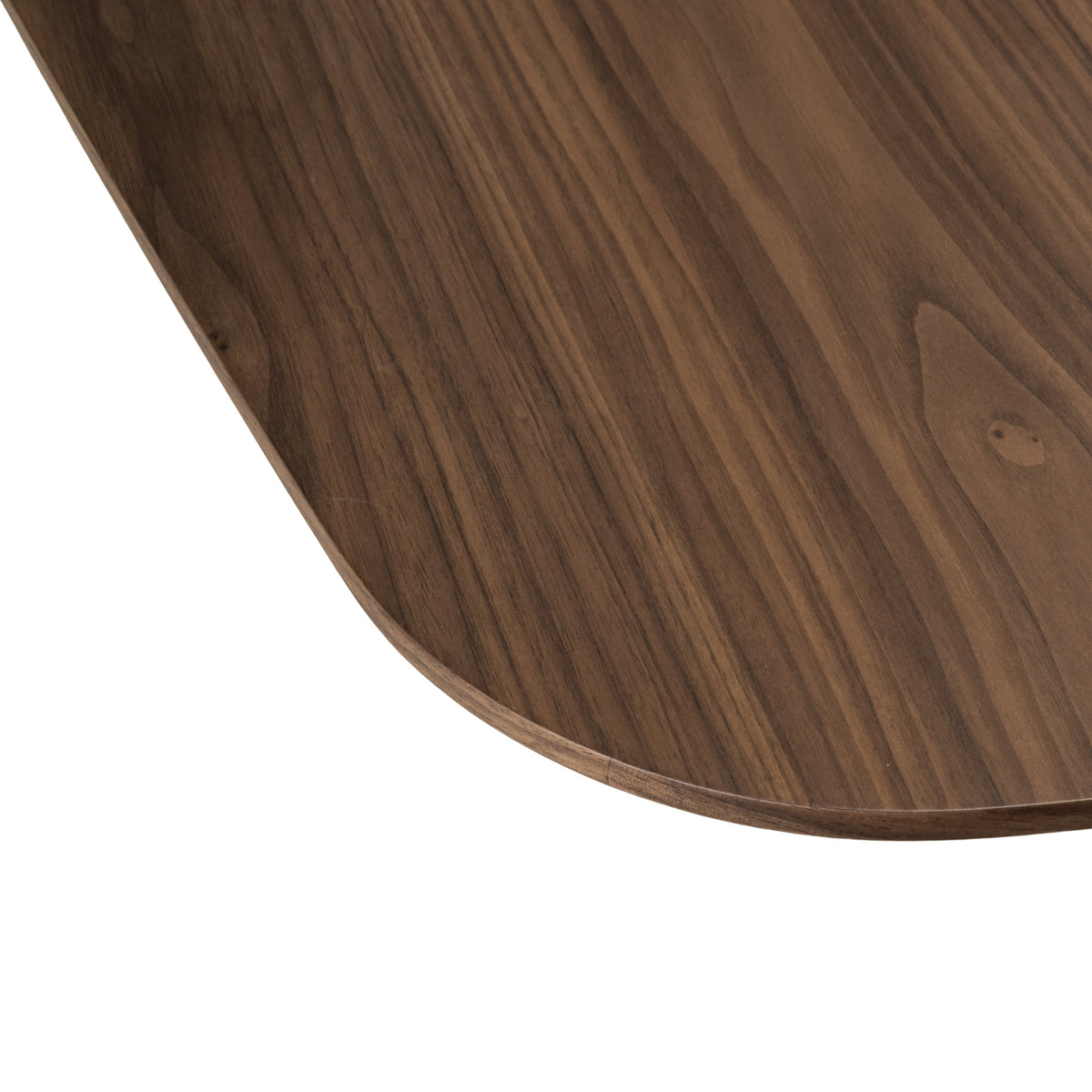 Eettafel Windsor notenhout 230 messing onderstel