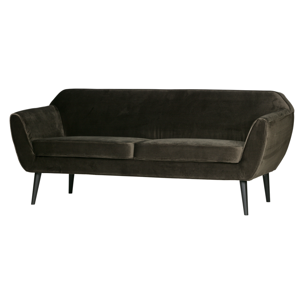 Rocco bank 187 cm fluweel warm groen