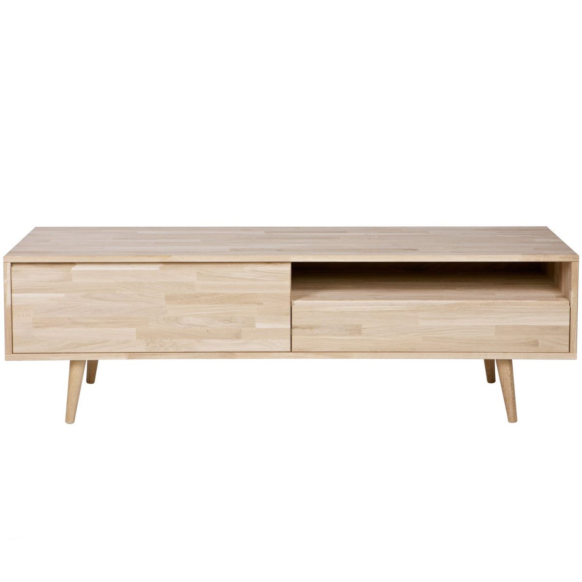 TYGO tv-meubel 150 cm eiken met retro poten [FSC]