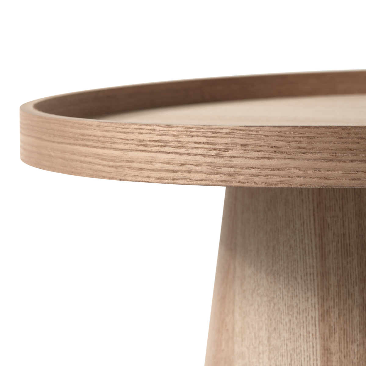 MAUD bijzettafel conisch MDF naturel 50 x Ø45 cm