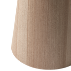 MAUD bijzettafel conisch MDF naturel 50 x Ø45 cm