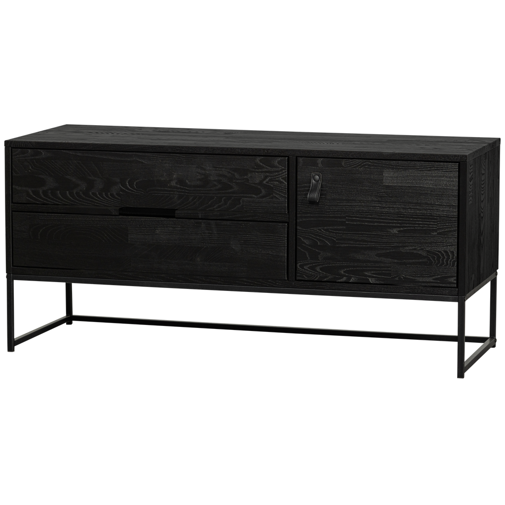 SILAS tv-meubel 120 cm essenhout Blacknight [FSC]