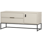 SILAS tv-meubel 120 cm essenhout Blacknight [FSC]