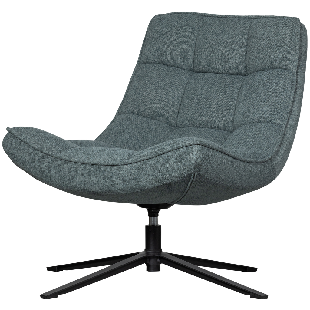 Maudi draaifauteuil blauw