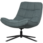 Maudi draaifauteuil blauw