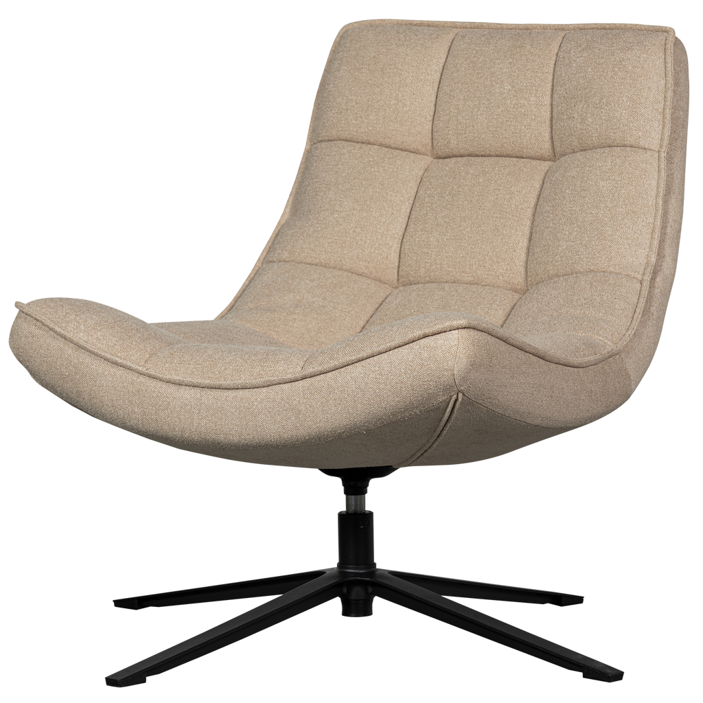 Maudi draaifauteuil blauw