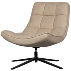 Maudi draaifauteuil blauw