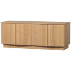 ZUMA tv-meubel 133 cm eikenfineer transparant [FSC]