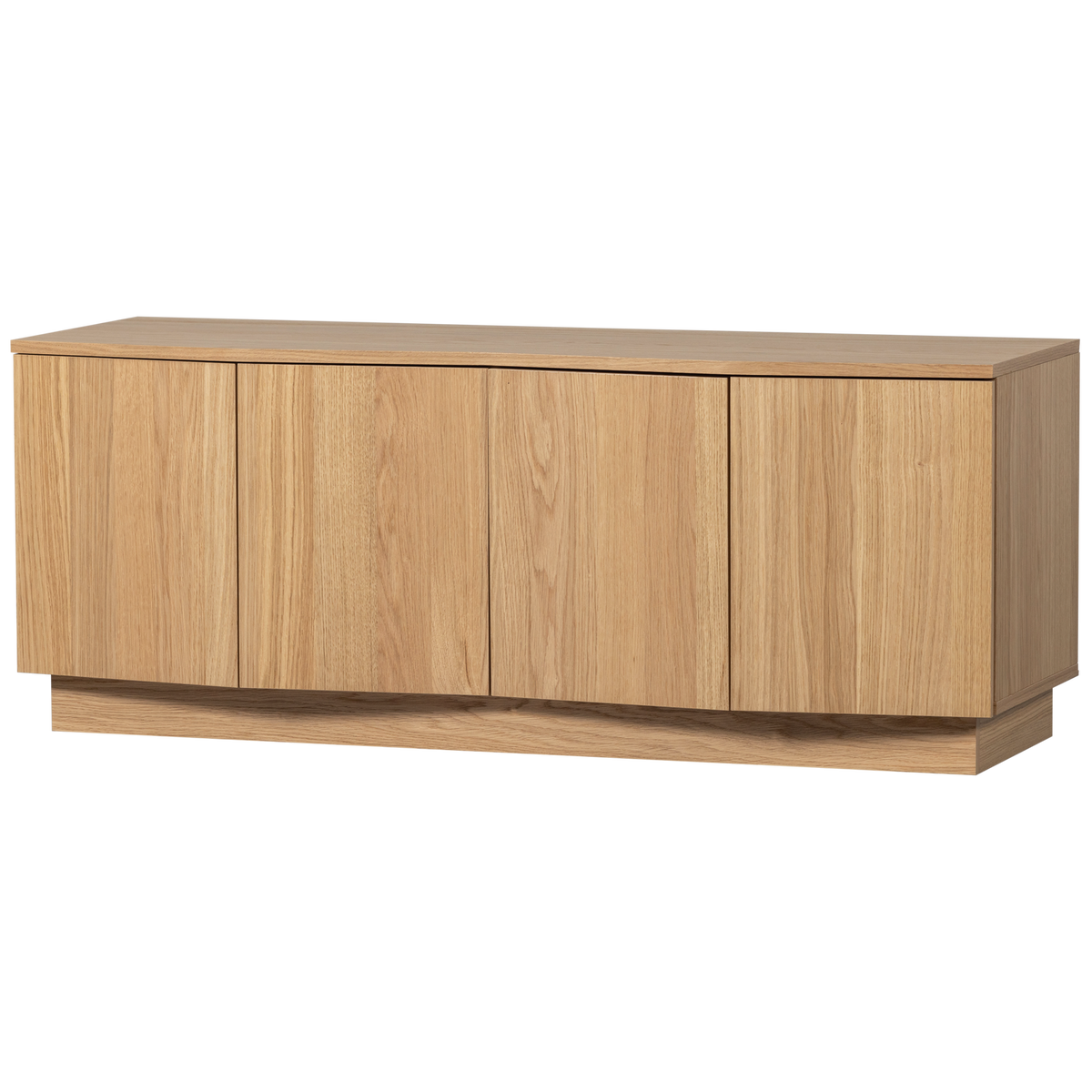 ZUMA tv-meubel 133 cm eikenfineer transparant [FSC]