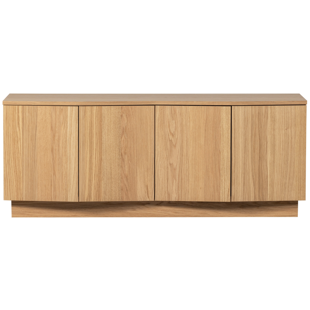 ZUMA tv-meubel 133 cm eikenfineer transparant [FSC]
