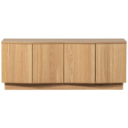 ZUMA tv-meubel 133 cm eikenfineer transparant [FSC]