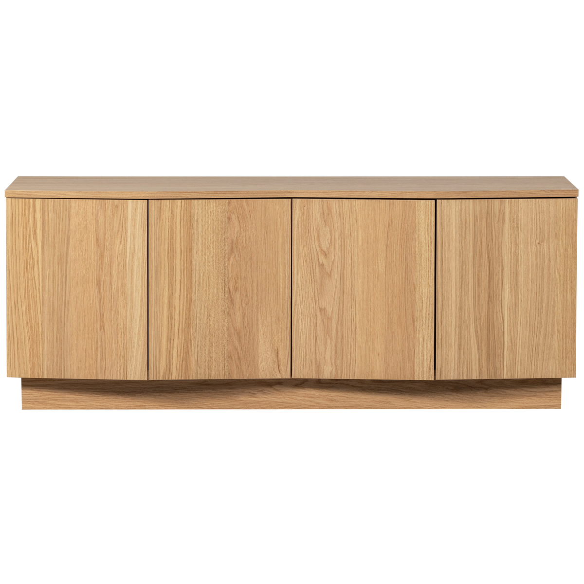 ZUMA tv-meubel 133 cm eikenfineer transparant [FSC]