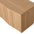 ZUMA tv-meubel 133 cm eikenfineer transparant [FSC]