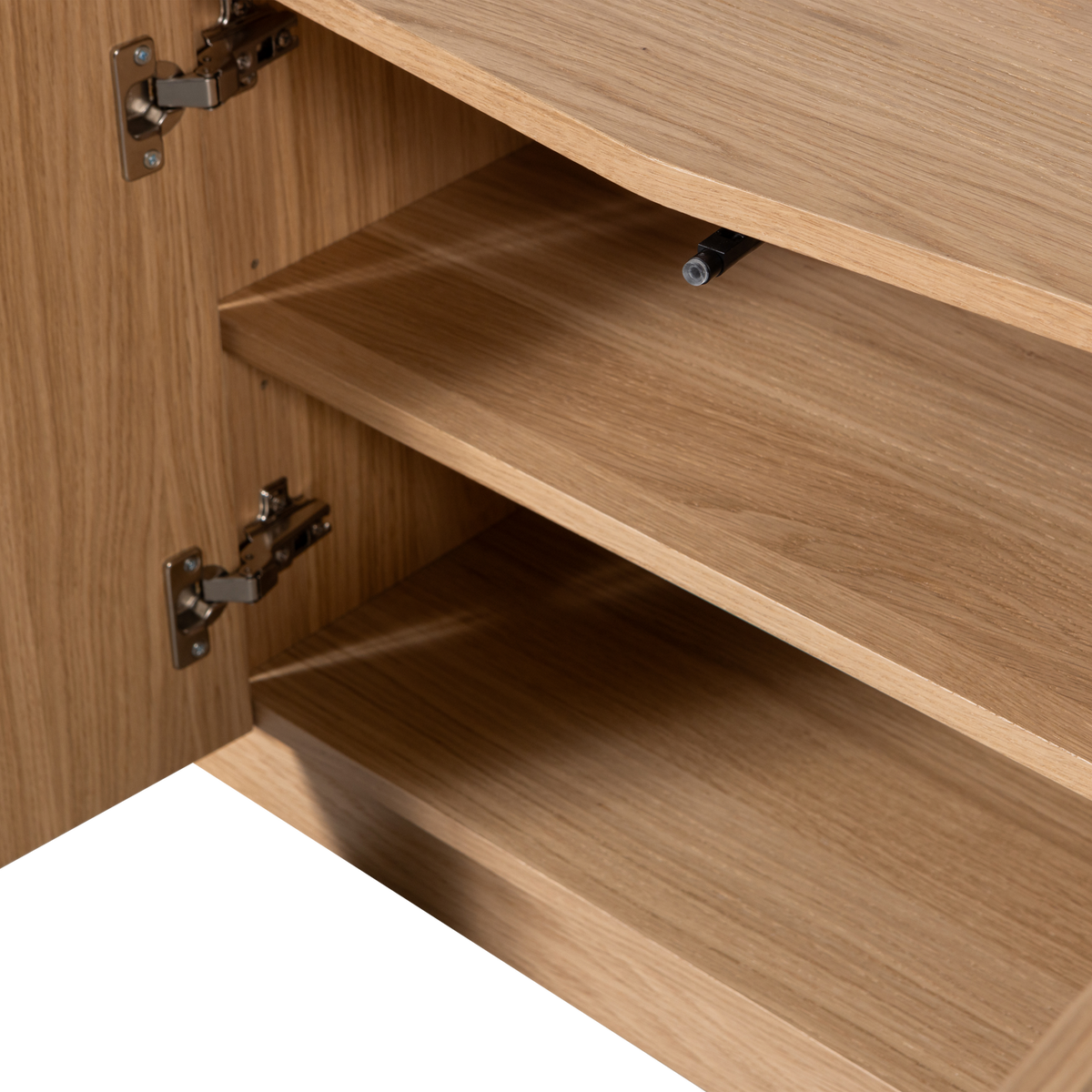 ZUMA tv-meubel 133 cm eikenfineer transparant [FSC]