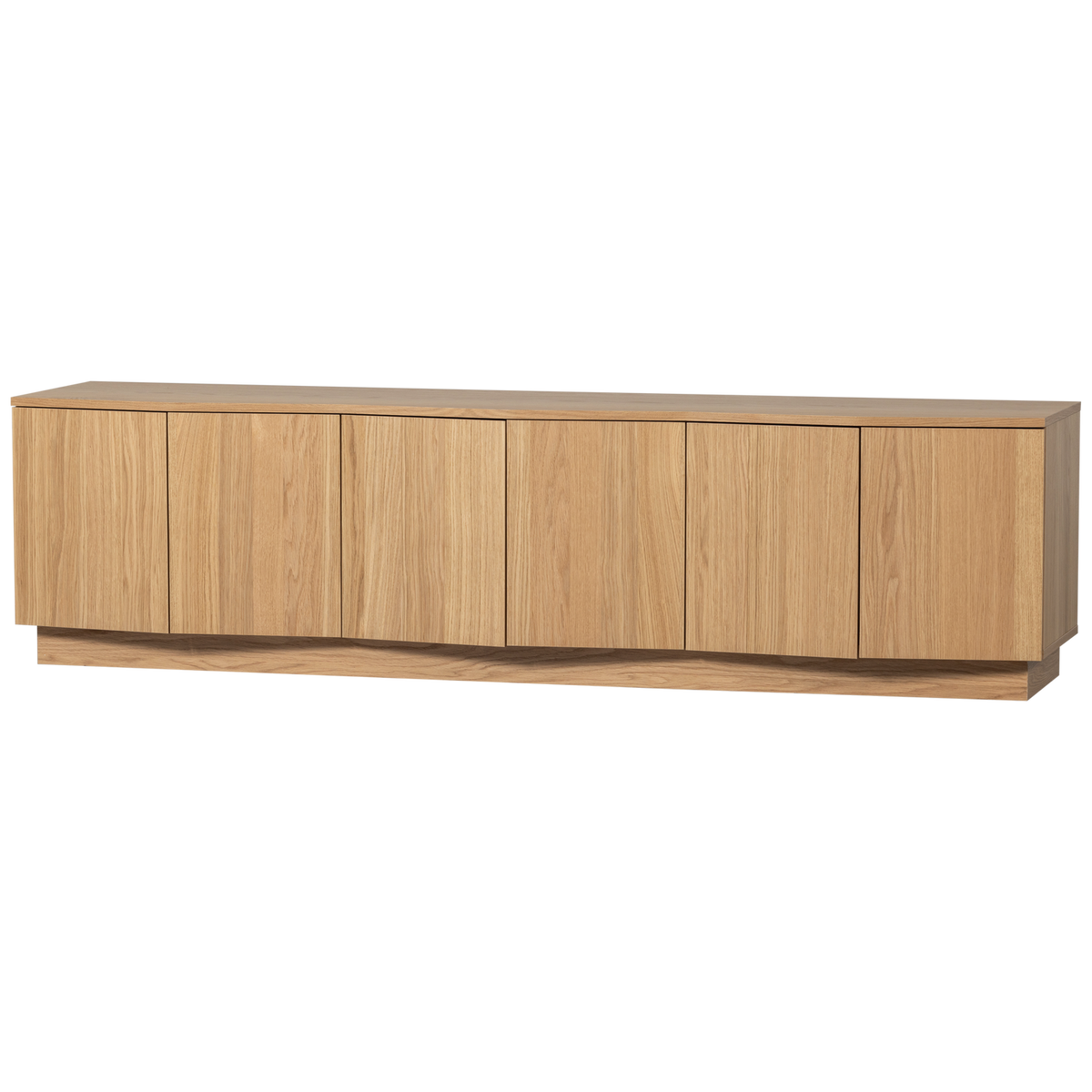 ZUMA tv-meubel 200 cm eikenfineer transparant [FSC]