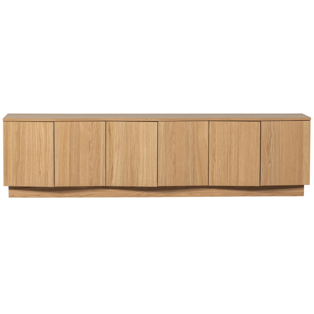 ZUMA tv-meubel 200 cm eikenfineer transparant [FSC]