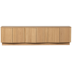 ZUMA tv-meubel 200 cm eikenfineer transparant [FSC]