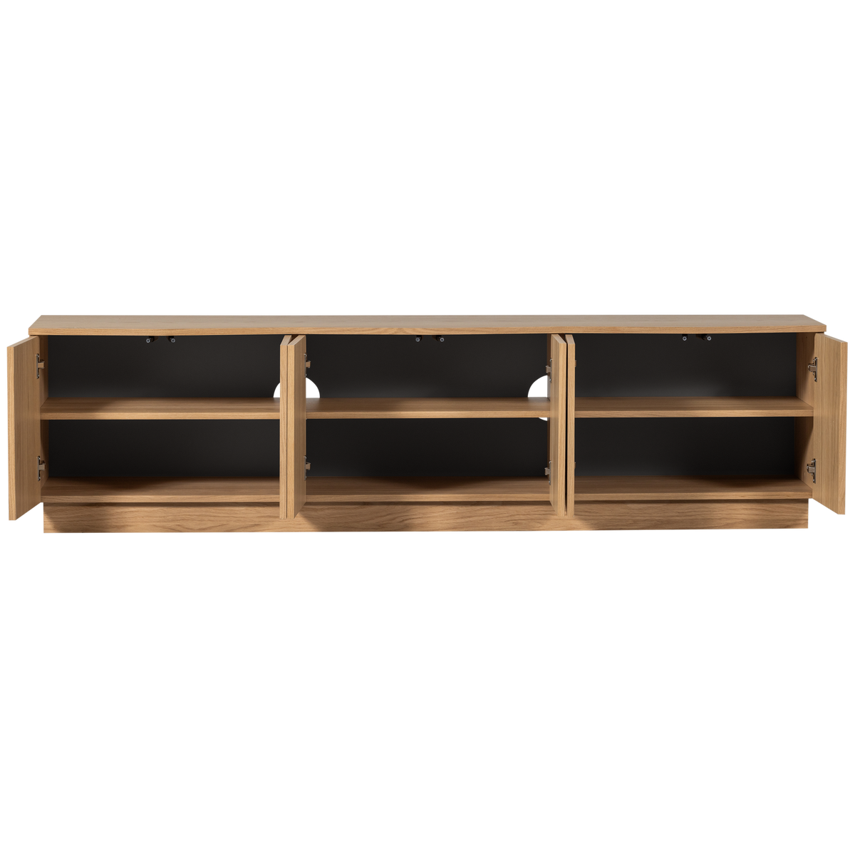 ZUMA tv-meubel 200 cm eikenfineer transparant [FSC]