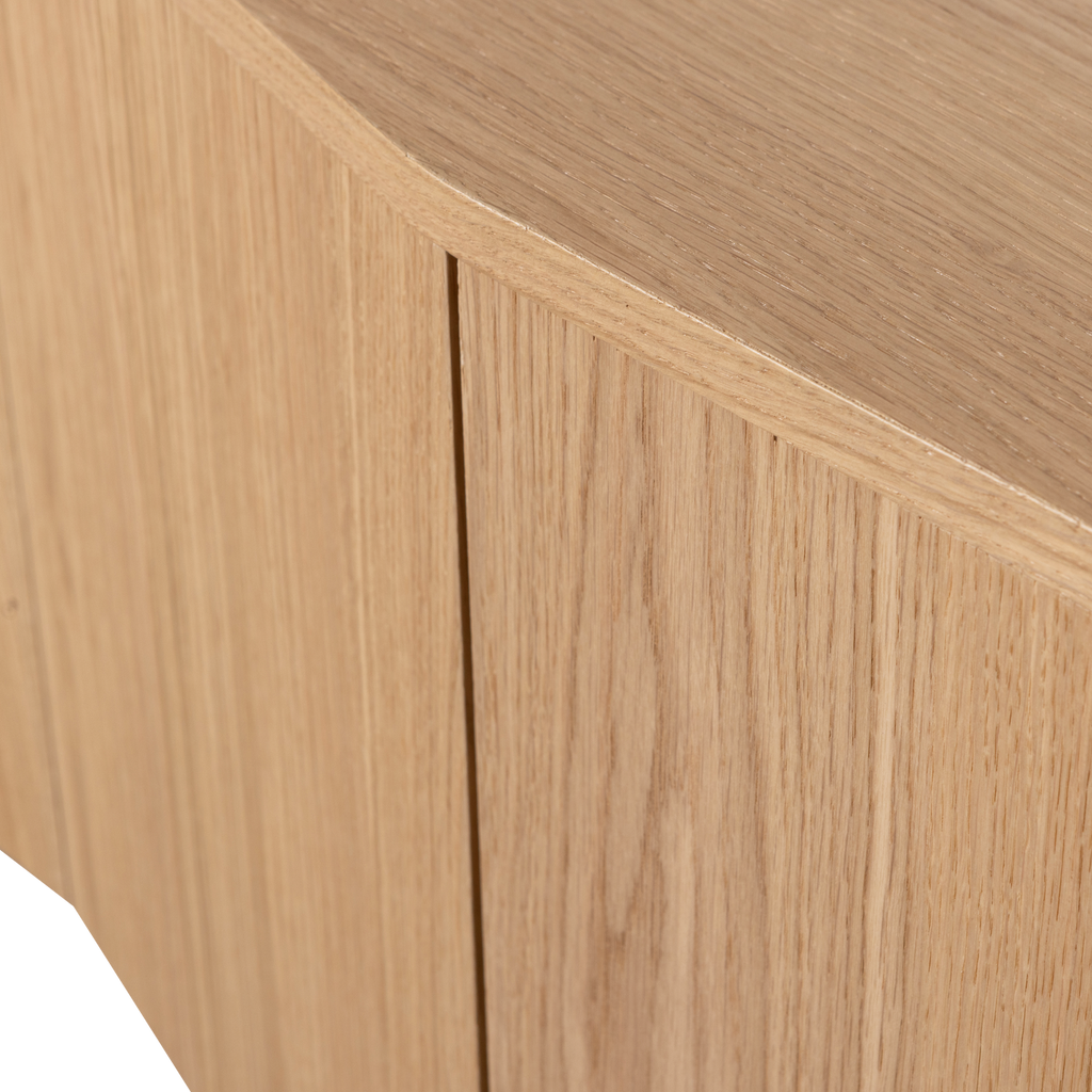 ZUMA tv-meubel 200 cm eikenfineer transparant [FSC]