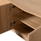 ZUMA tv-meubel 200 cm eikenfineer transparant [FSC]