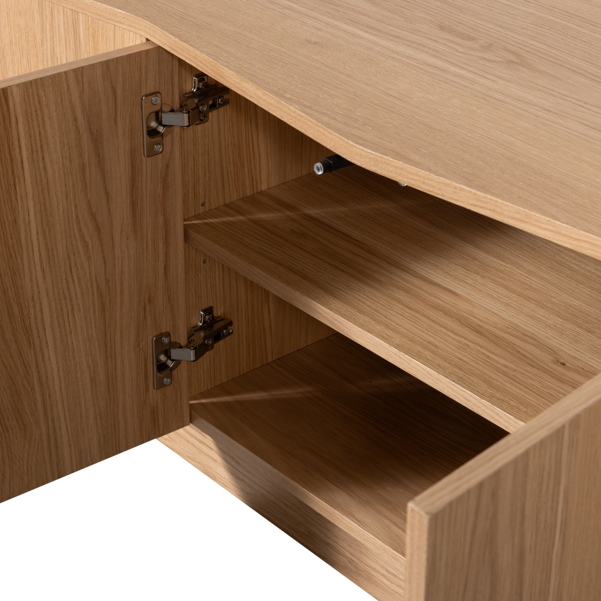 ZUMA tv-meubel 200 cm eikenfineer transparant [FSC]