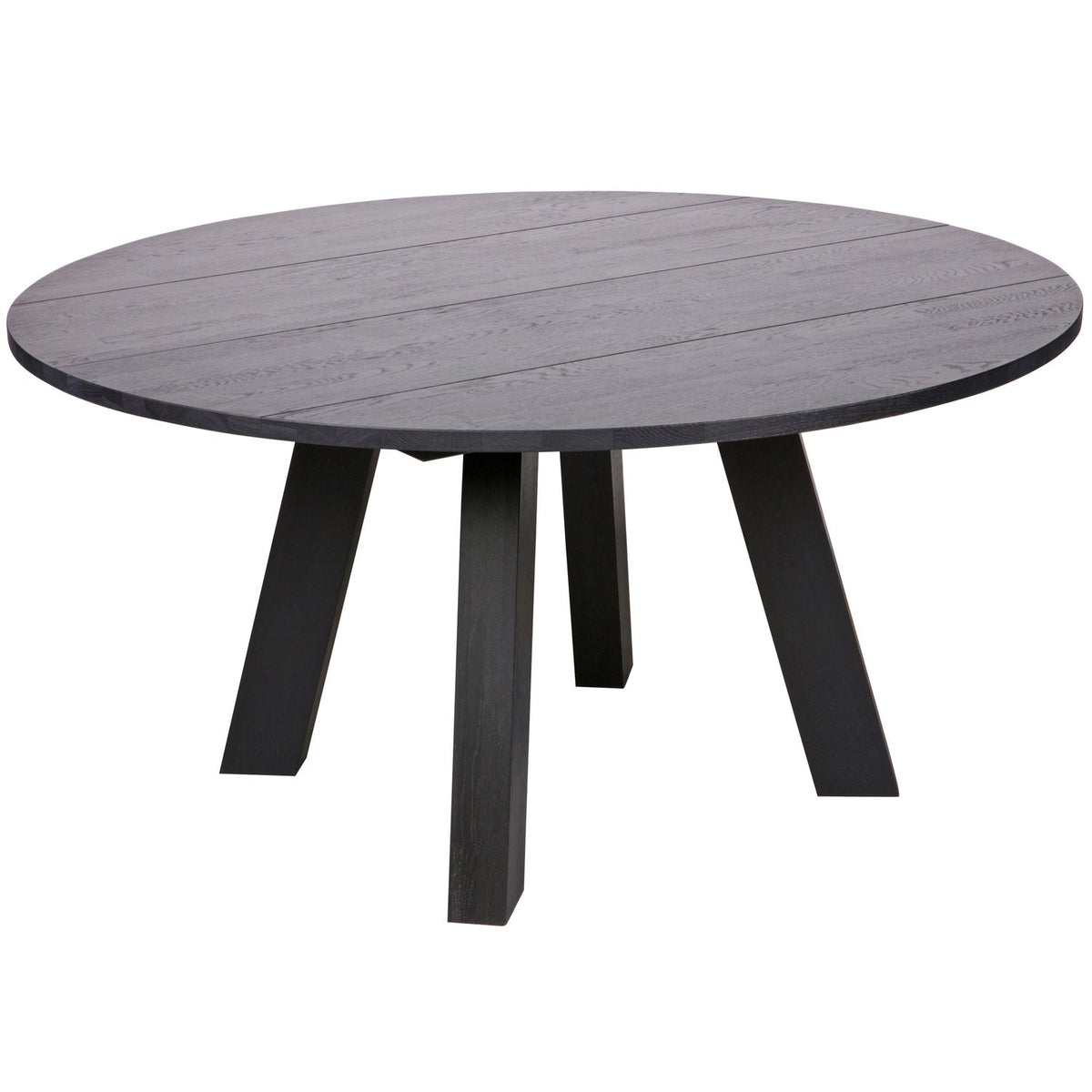 RHONDA XL eettafel Ø150 cm eiken Blacknight (FSC)