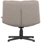 Vinny draaifauteuil bouclé zandkleurig