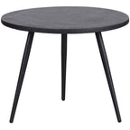 Suze bijzettafels hout/metaal zwart - set van 2