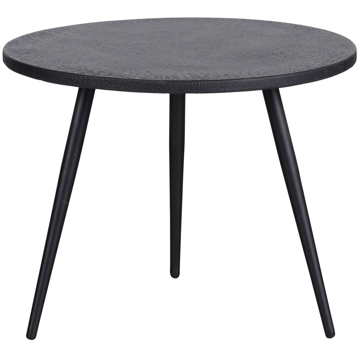 Suze bijzettafels hout/metaal zwart - set van 2