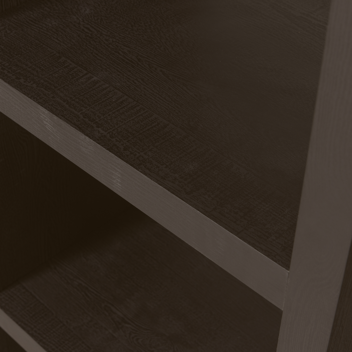 TIMO open kast MDF donkerbruin 195 x 100 x 40 cm