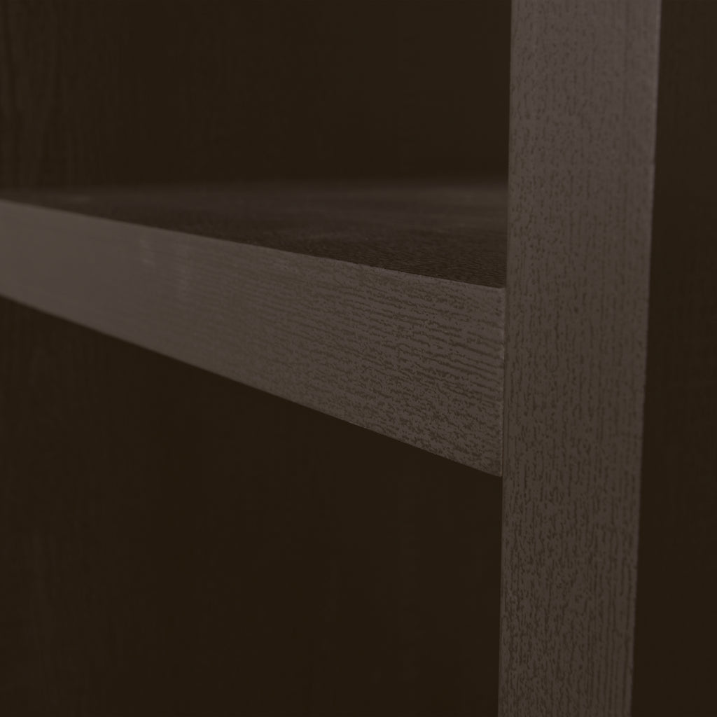TIMO open kast MDF donkerbruin 195 x 100 x 40 cm