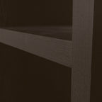 TIMO open kast MDF donkerbruin 195 x 100 x 40 cm
