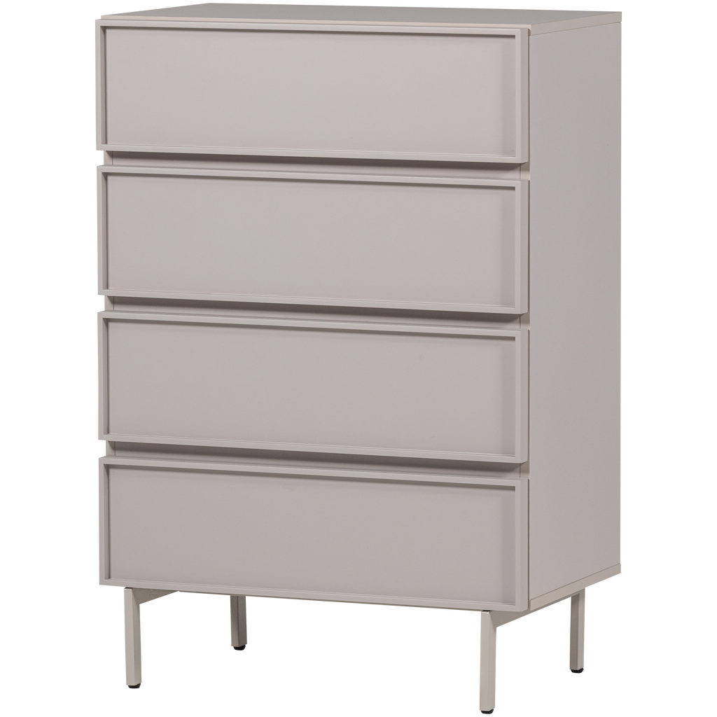 Tours ladekast 4 lades melamine/MDF zand
