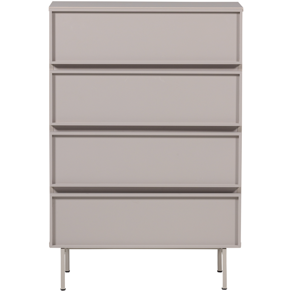 Tours ladekast 4 lades melamine/MDF zand