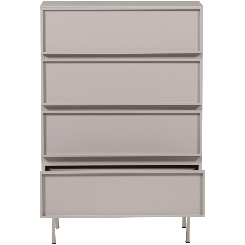 Tours ladekast 4 lades melamine/MDF zand