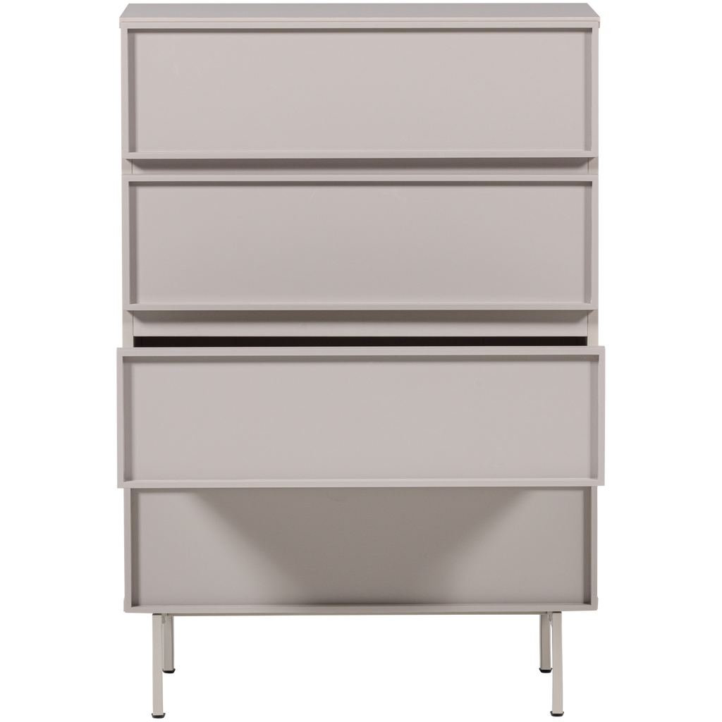 Tours ladekast 4 lades melamine/MDF zand