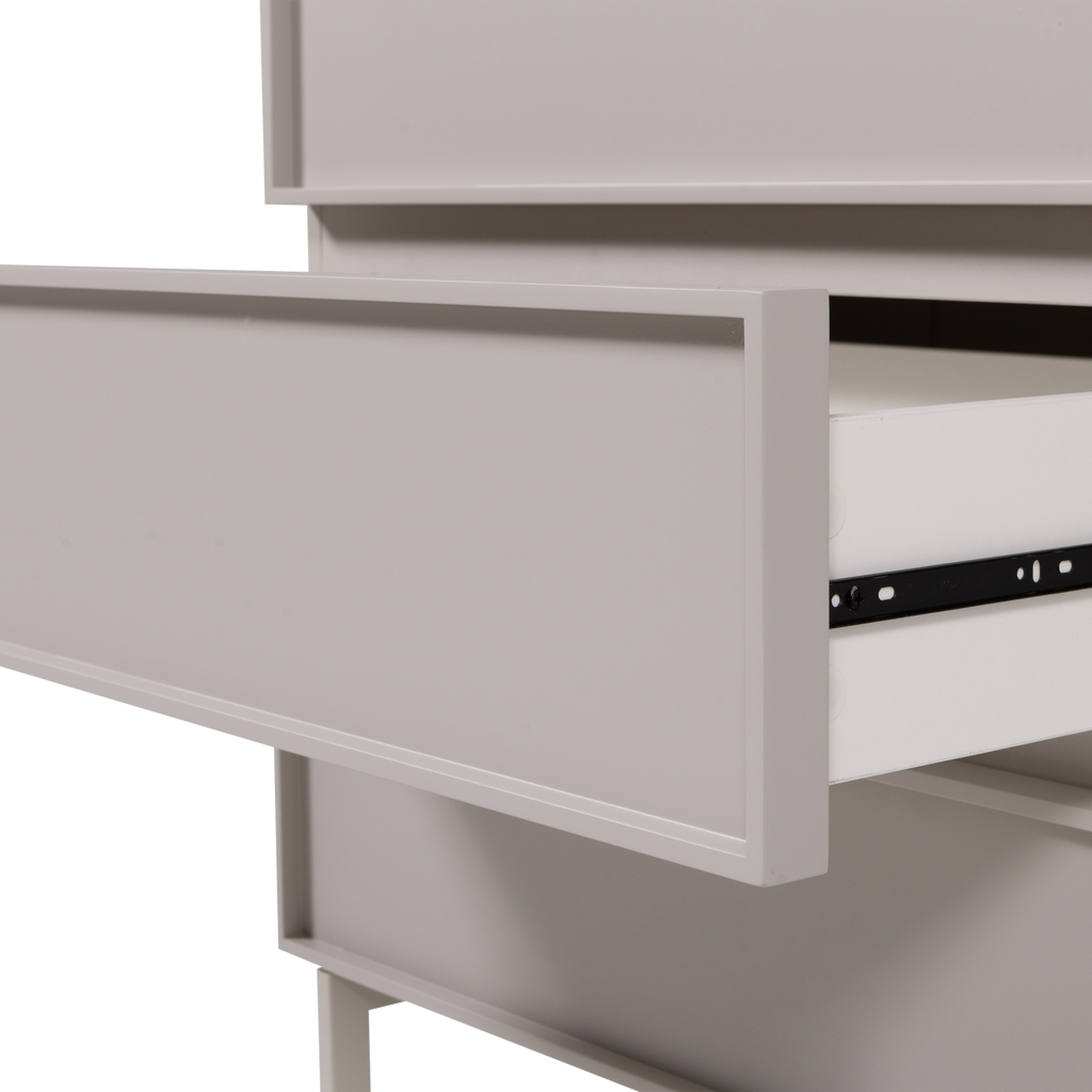 Tours ladekast 4 lades melamine/MDF zand