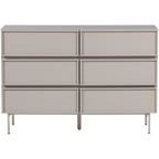 TOURS ladekast 6 lades melamine/MDF zand