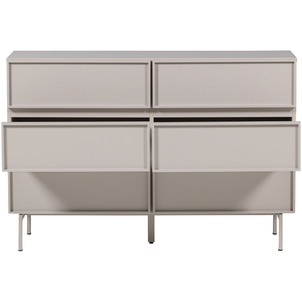 TOURS ladekast 6 lades melamine/MDF zand