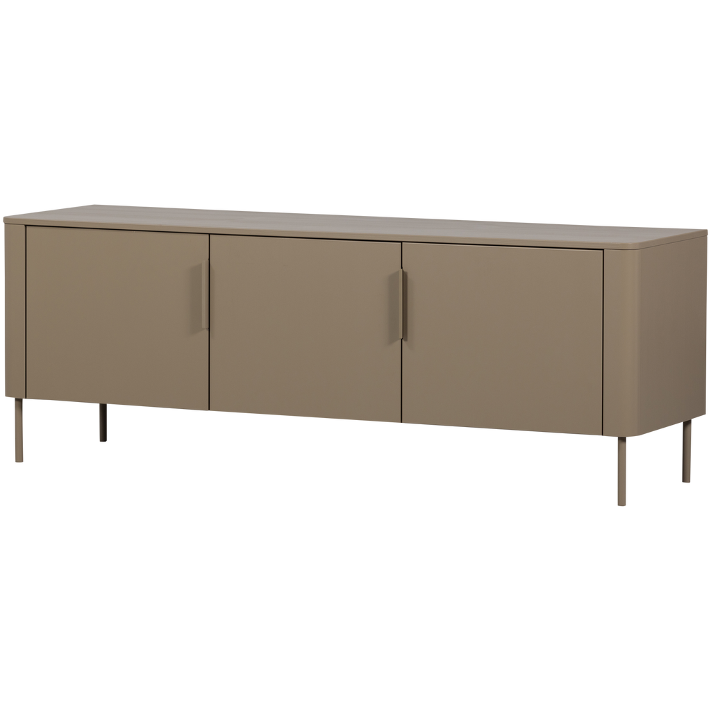 GUNNAR tv-meubel 154 cm grenen mat zwart [FSC]