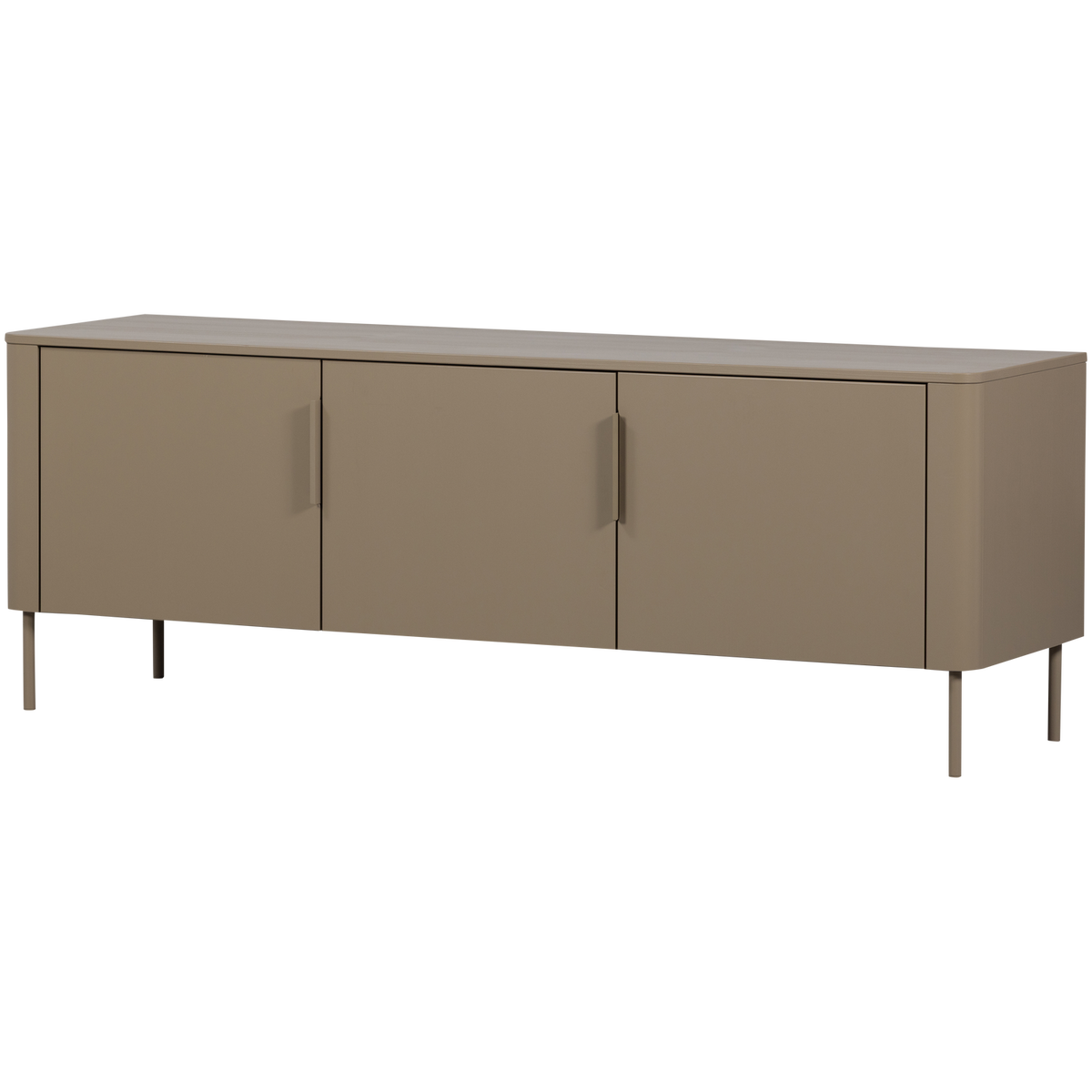 GUNNAR tv-meubel 154 cm grenen mat zwart [FSC]