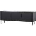 GUNNAR tv-meubel 154 cm grenen mat zwart [FSC]