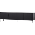 GUNNAR tv-meubel 200 cm grenen mat zwart [FSC]