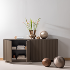 NOVA dressoir 200 cm grenen truffelbruin [FSC]