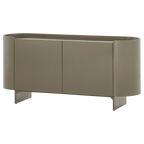 Liora tv-meubel/dressoir hout hoogglans groen [FSC]
