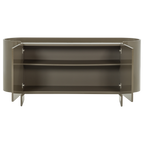 Liora tv-meubel/dressoir hout hoogglans groen [FSC]