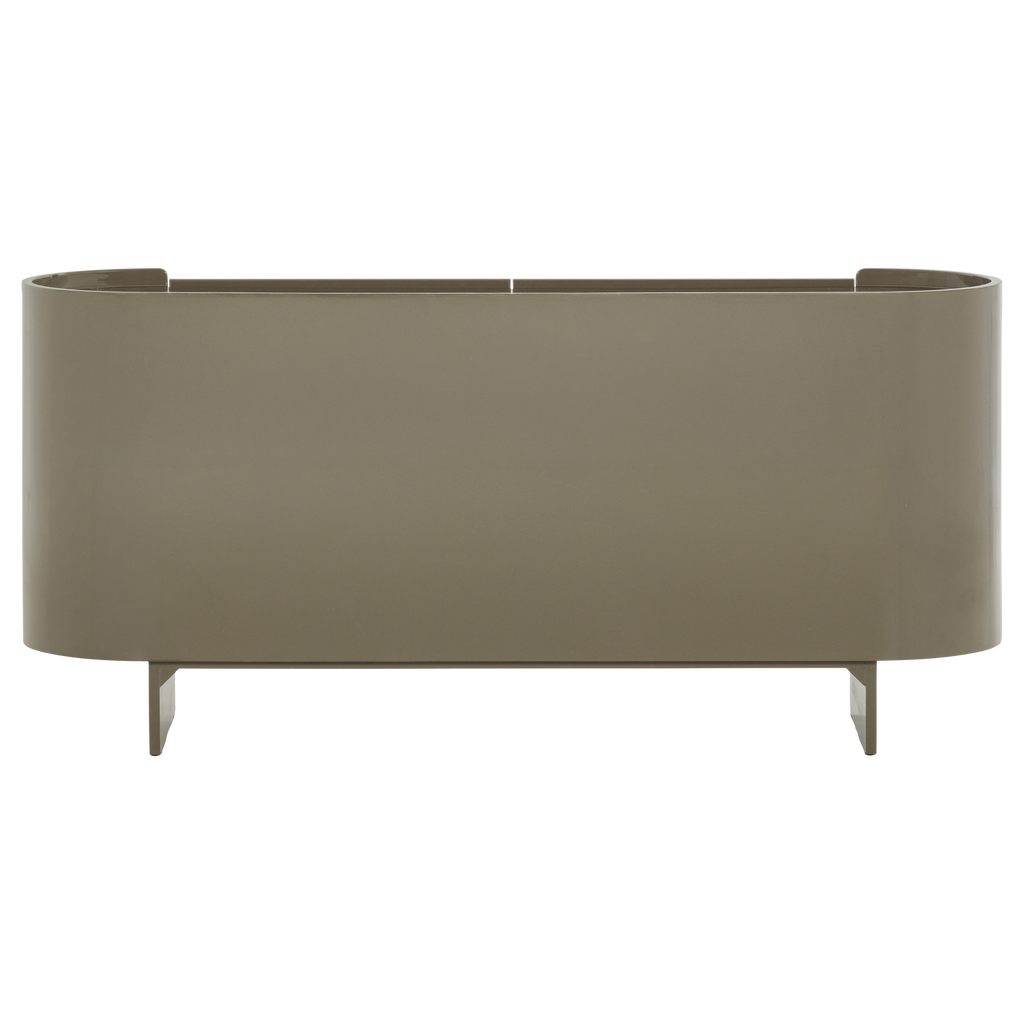 Liora tv-meubel/dressoir hout hoogglans groen [FSC]